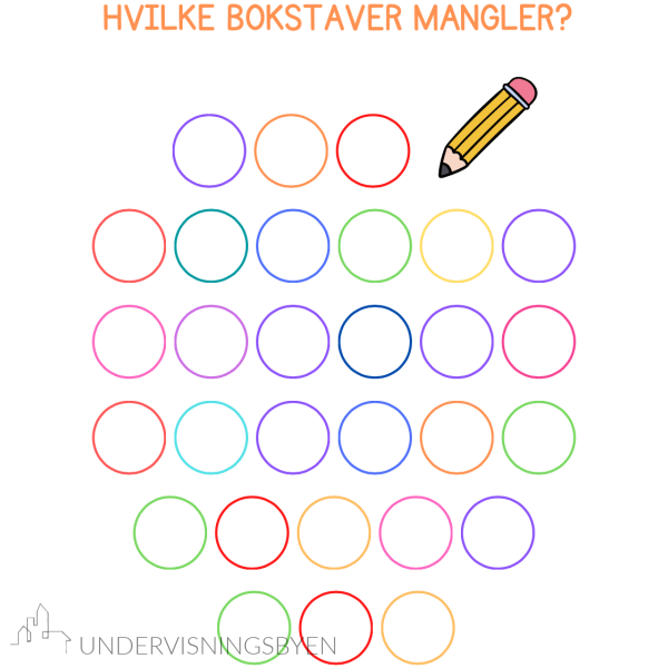 fyll inn bokstavene som mangler / bokstavprøve - 3 ark - Bilde 2
