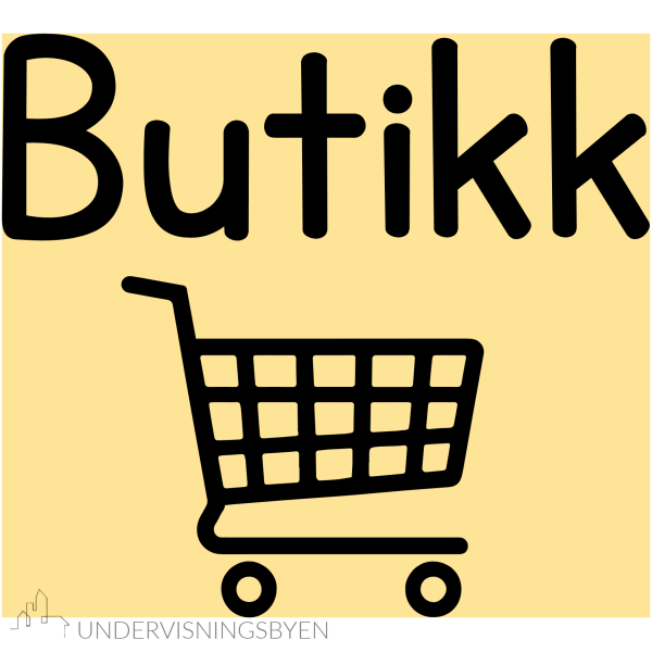 Butikk / plakater / norsk og engelsk / memory / lotto / 6 ark - Bilde 2