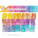 Tallplakater 0-20