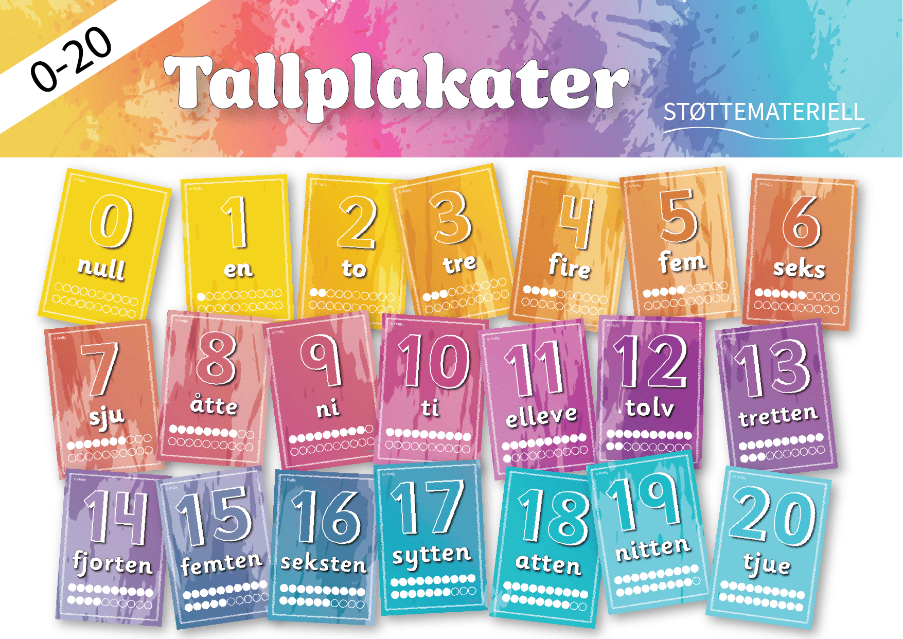 Tallplakater 0-20