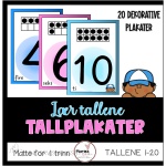 TALLplakater 1-20