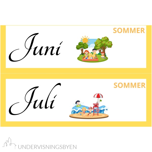 Årtidskalender - dag, dato, måned, årstall + årstidsplakater & årshjul - Bilde 9