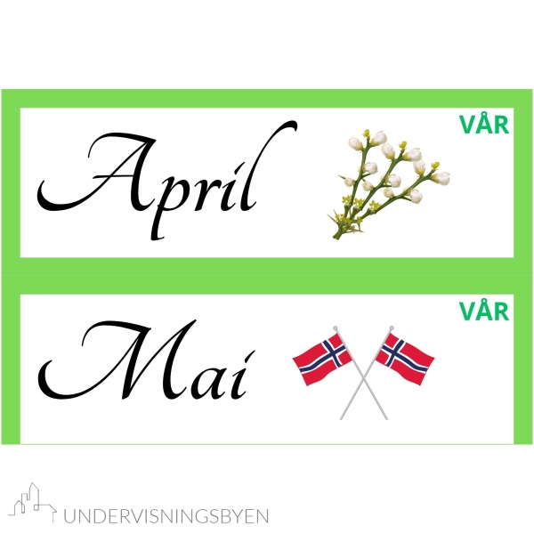 Årtidskalender - dag, dato, måned, årstall + årstidsplakater & årshjul - Bilde 14