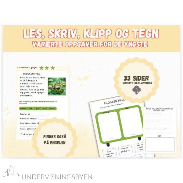 Lese- og skrivetrening for de yngste