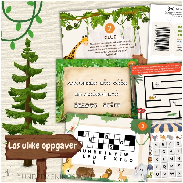 Escape room - Dyrepark- ENGELSK - Bilde 5