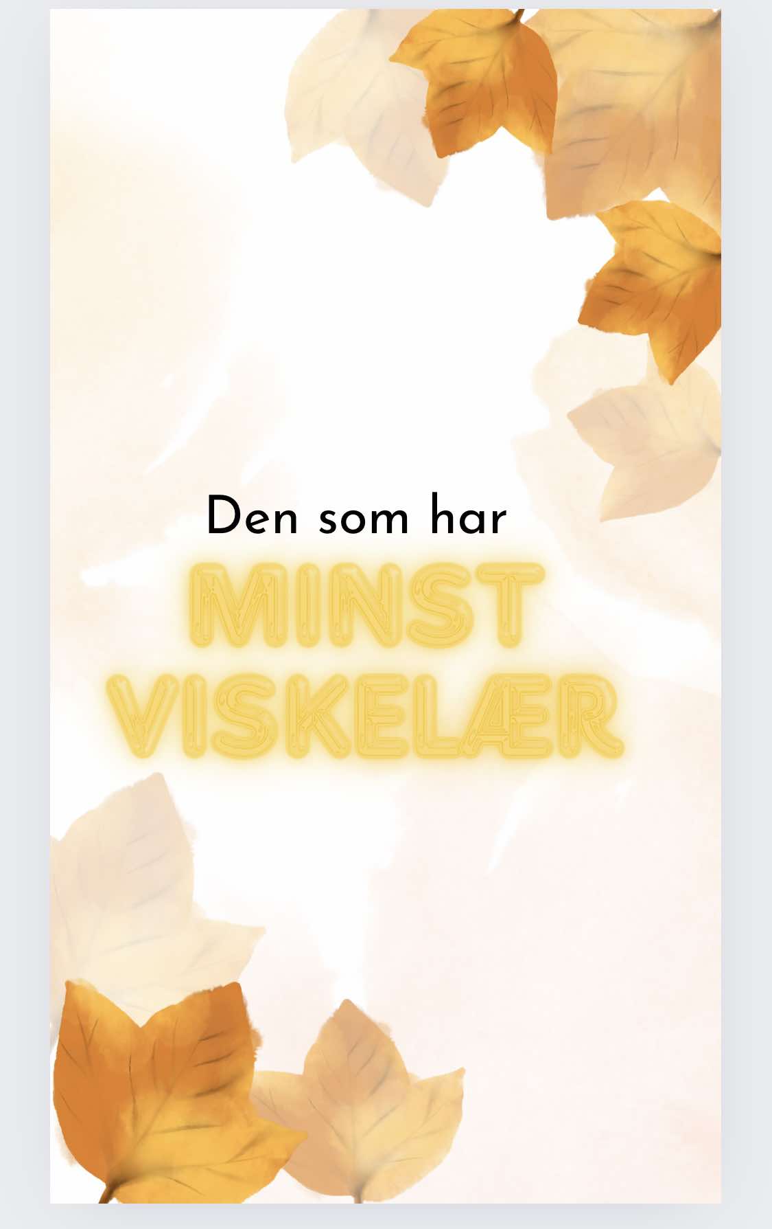 Del inn klassen etter disse kortene