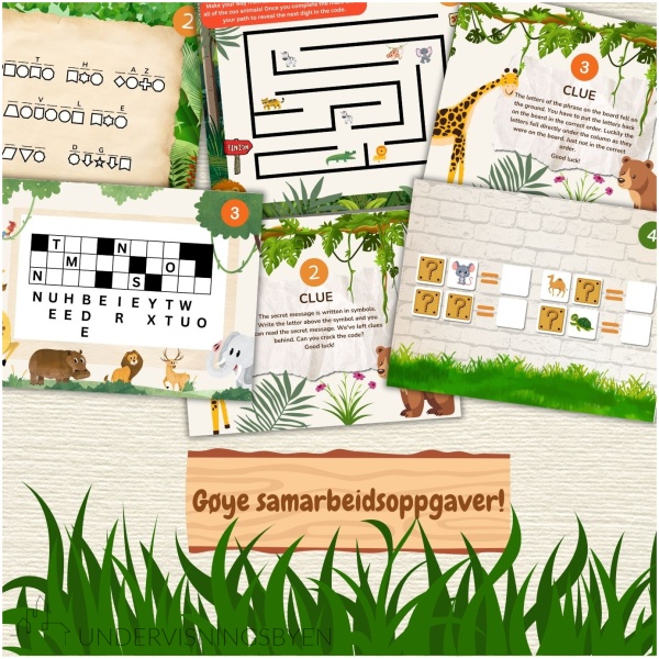 Escape room - Dyrepark- ENGELSK - Bilde 2
