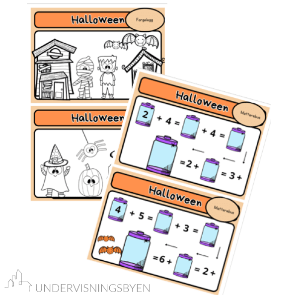 Halloween arbeidshefte i matematikk - Bilde 4