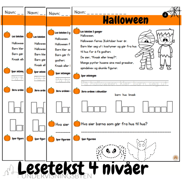 Halloweenhefte + lesetekster - Bilde 2