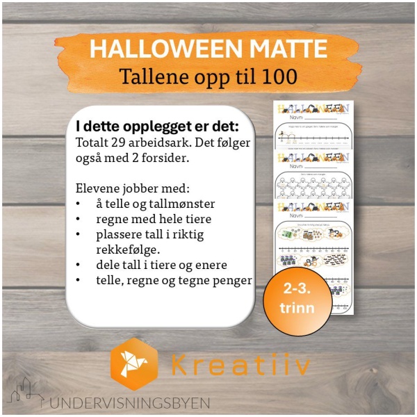 Halloween matte - Tallene opp til 100 - Bilde 3