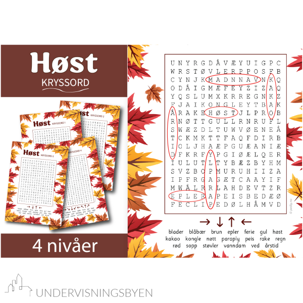 Kryssord: høst