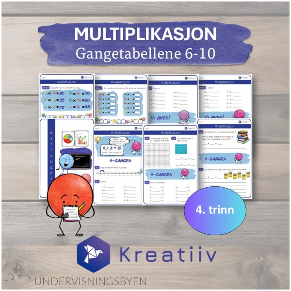 Multiplikasjon: Gangetabellene 6-10 - Bilde 3