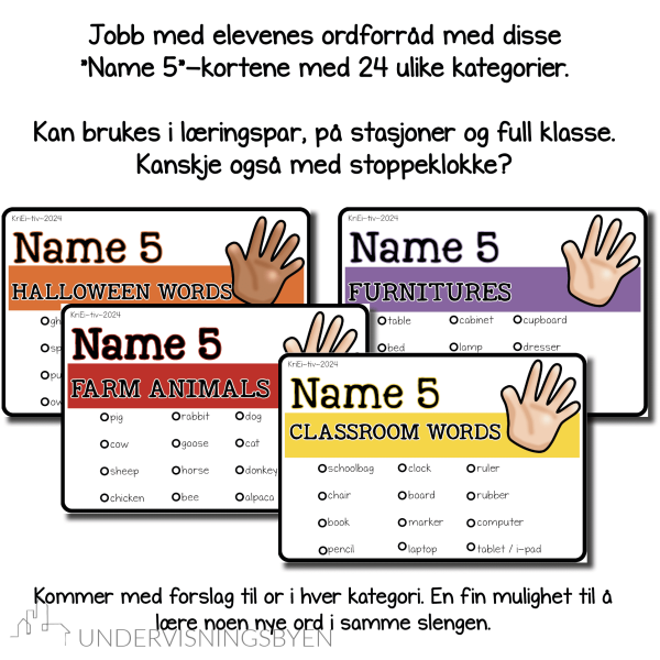Name 5 🇬🇧 - Bilde 2