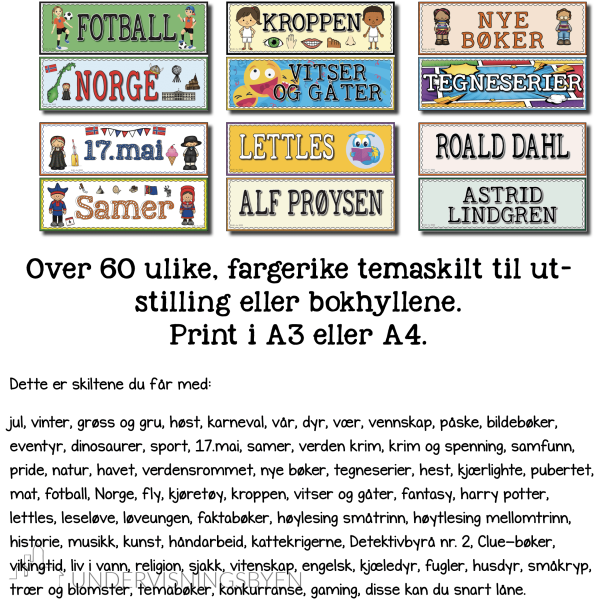 Plakater til biblioteket - Bilde 4