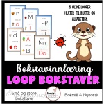 BOKSTAVLOOP 6 varianter