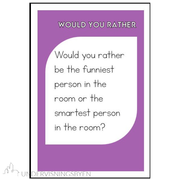 Kortspill - "would you rather" - Bilde 4