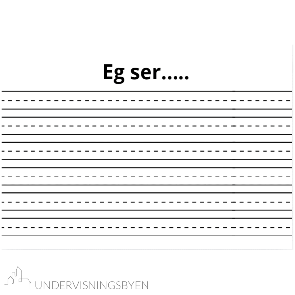 SILOREMAlese -og bildekort + Eg ser plakat og skriveark - Bilde 3