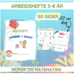 Arbeidshefte matematikk/norsk – 1./2. trinn – 50 SIDER