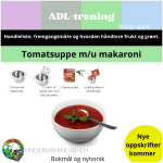 ADL-trening matgr. Tomatsuppe BM/NN