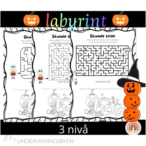 Halloween labyrint
