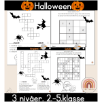 Halloween kryssord og suduko!