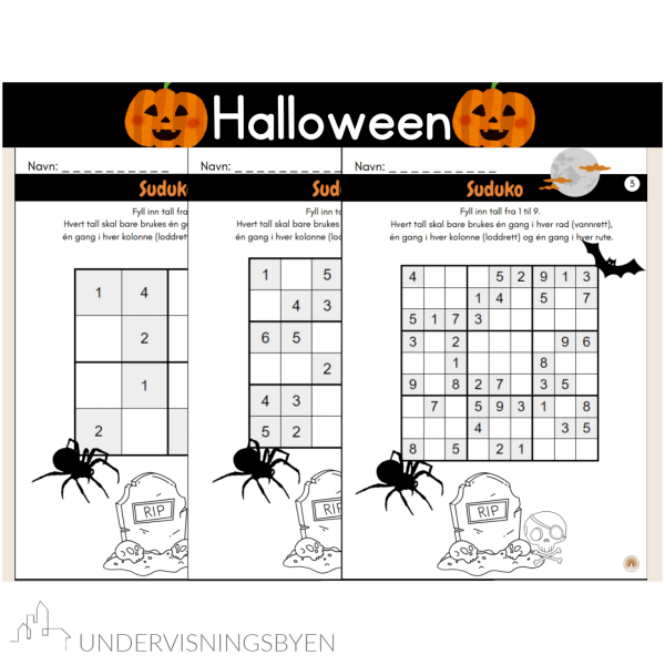 Halloween kryssord og suduko! - Bilde 3