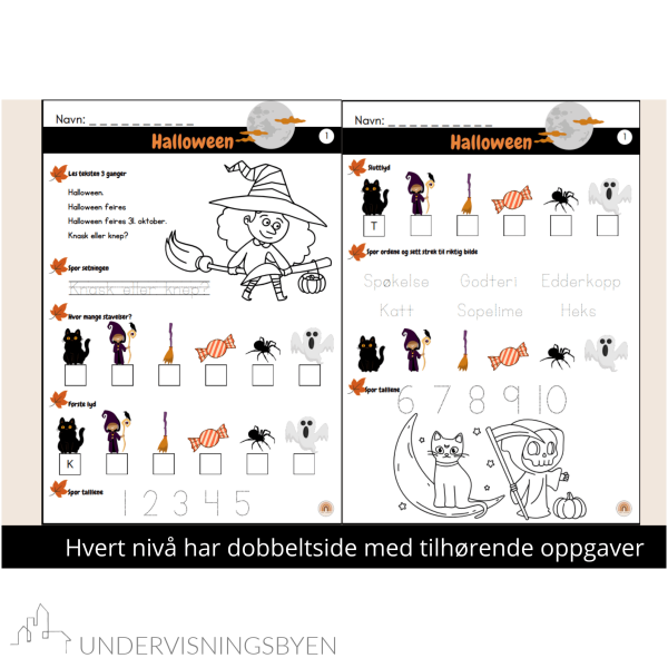 Halloween lesetekst 5 nivåer ++ - Bilde 2