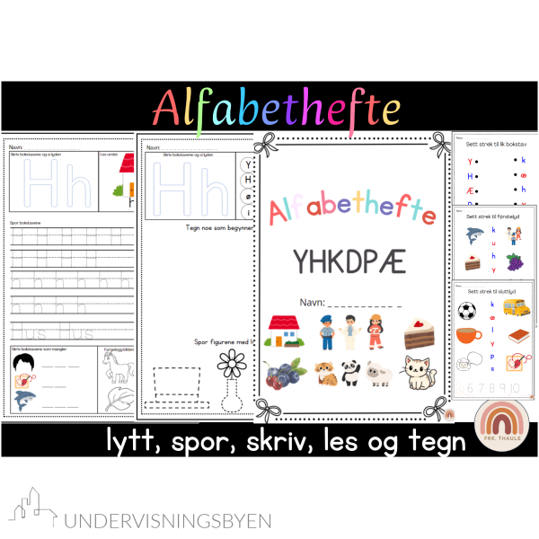Alfabethefte YHKDPÆ