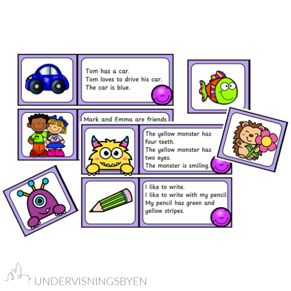 Engelsk leseforståelse - reading cards - Bilde 2