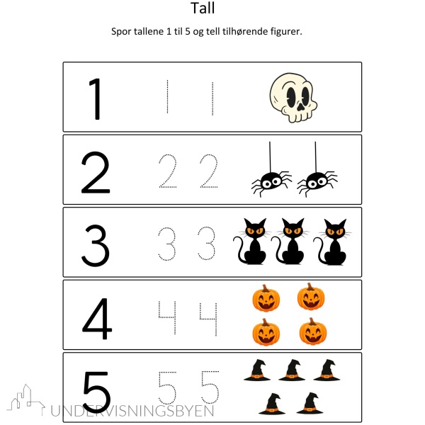 Halloween-gøy. Nivå 1 - Bilde 2