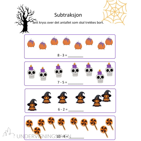 Halloween-gøy. Nivå 1 - Bilde 12