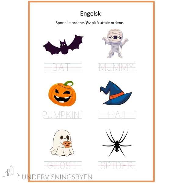 Halloween-gøy. Nivå 1 - Bilde 6