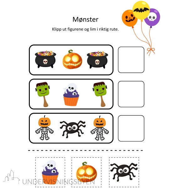 Halloween-gøy. Nivå 1 - Bilde 7