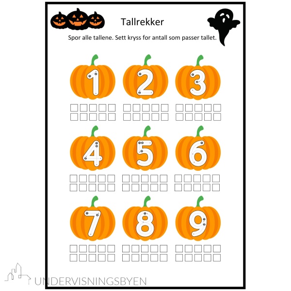 Halloween-gøy. Nivå 1 - Bilde 10