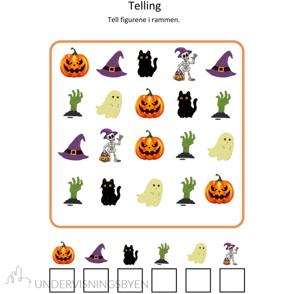 Halloween-gøy. Nivå 1, 2 & 3 - Bilde 18