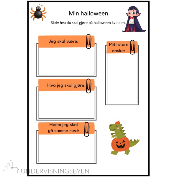 Halloween-gøy. Nivå 1, 2 & 3 - Bilde 31