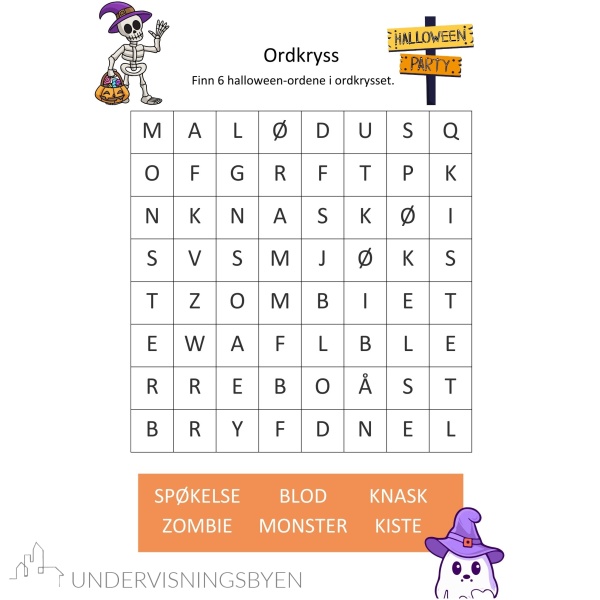 Halloween-gøy. Nivå 1, 2 & 3 - Bilde 19