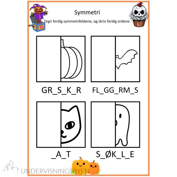 Halloween-gøy. Nivå 1, 2 & 3 - Bilde 20