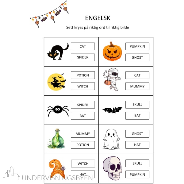 Halloween-gøy. Nivå 1, 2 & 3 - Bilde 22