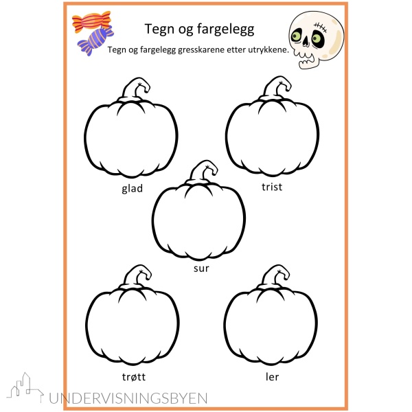 Halloween-gøy. Nivå 1, 2 & 3 - Bilde 24