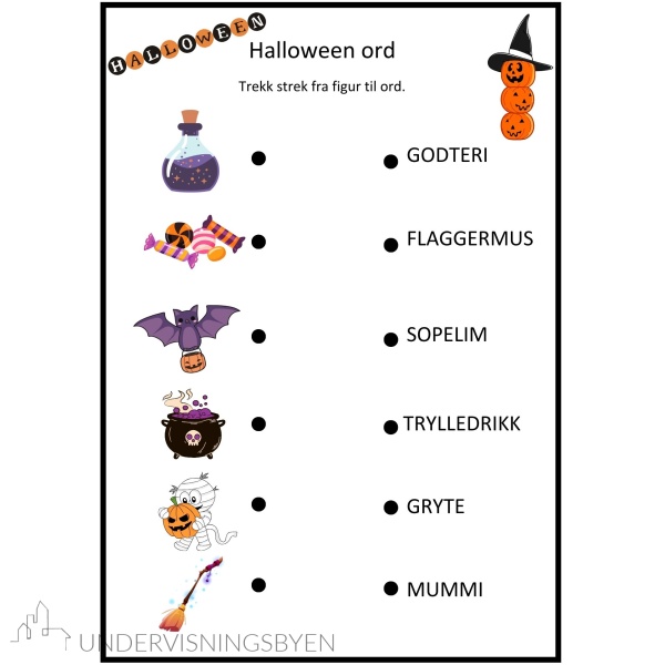 Halloween-gøy. Nivå 1, 2 & 3 - Bilde 25