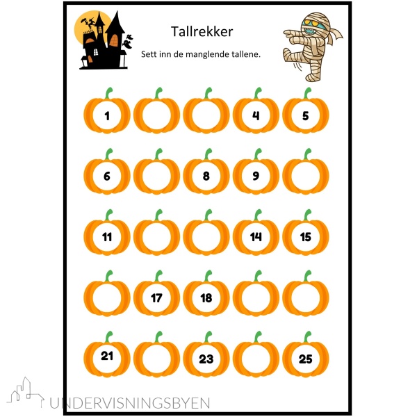 Halloween-gøy. Nivå 1, 2 & 3 - Bilde 26