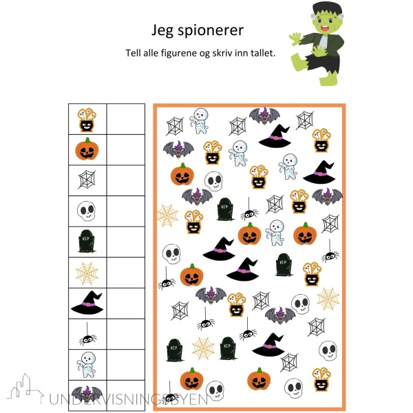 Halloween-gøy. Nivå 3 - Bilde 2