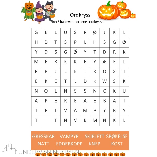 Halloween-gøy. Nivå 3 - Bilde 4