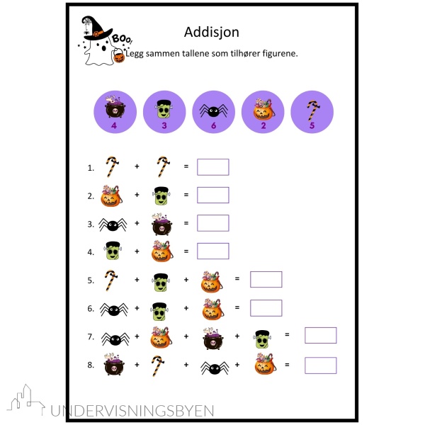 Halloween-gøy. Nivå 3 - Bilde 6
