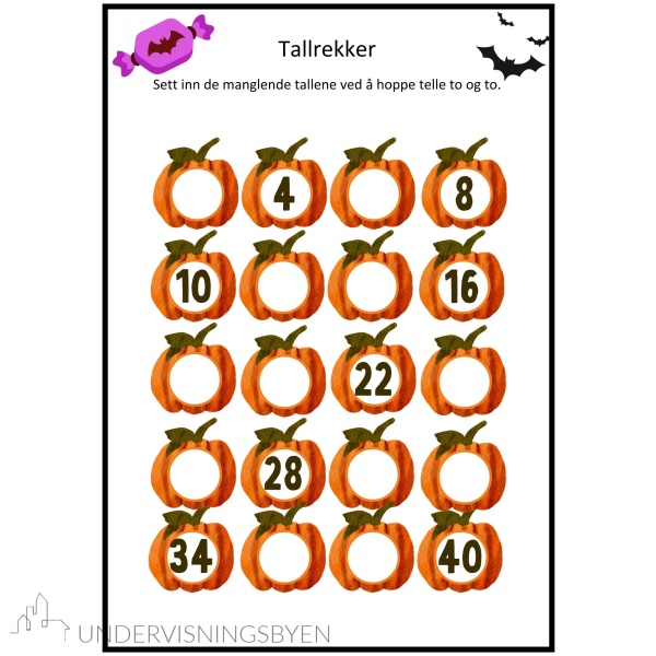 Halloween-gøy. Nivå 3 - Bilde 10
