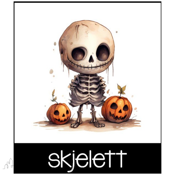Halloween Flashcards Norsk - Bilde 5