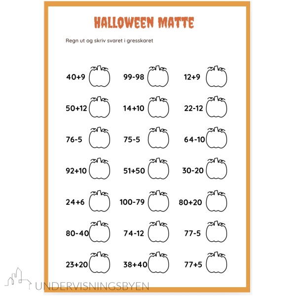 Halloween arbeidshefte - Bilde 3