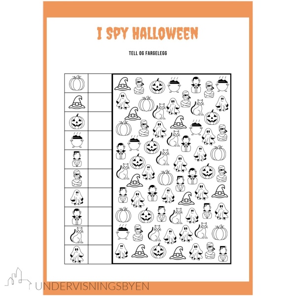 Halloween arbeidshefte - Bilde 5