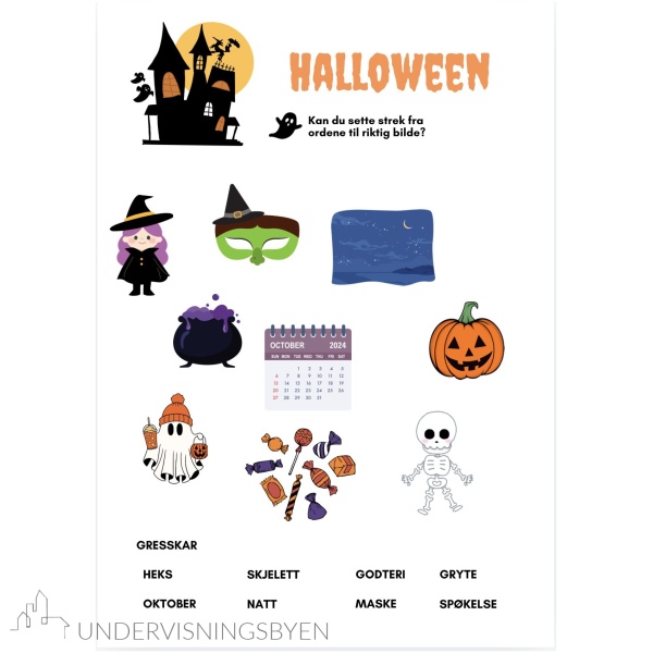 Halloween arbeidshefte - Bilde 7